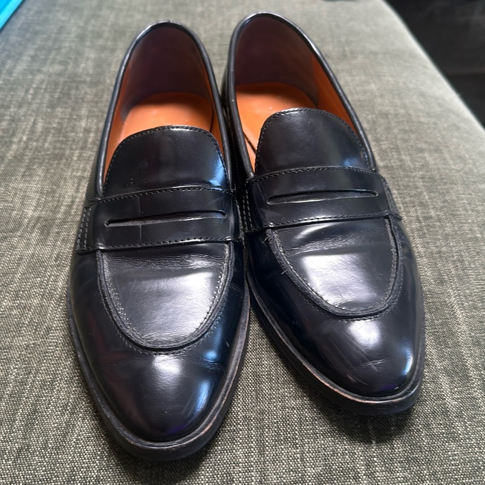 Everlane The penny Loafer In Black Leather Size 9 -fit 8.5